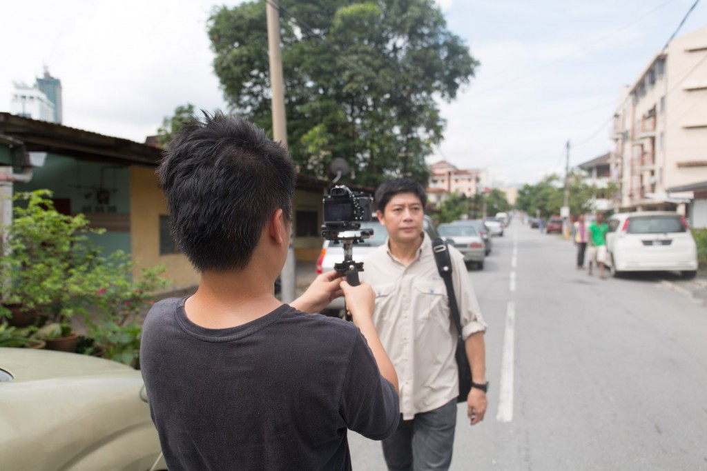 On a hot day in Kampung Baru