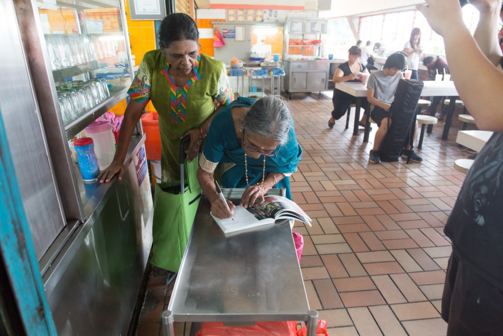 Devayani signing my book