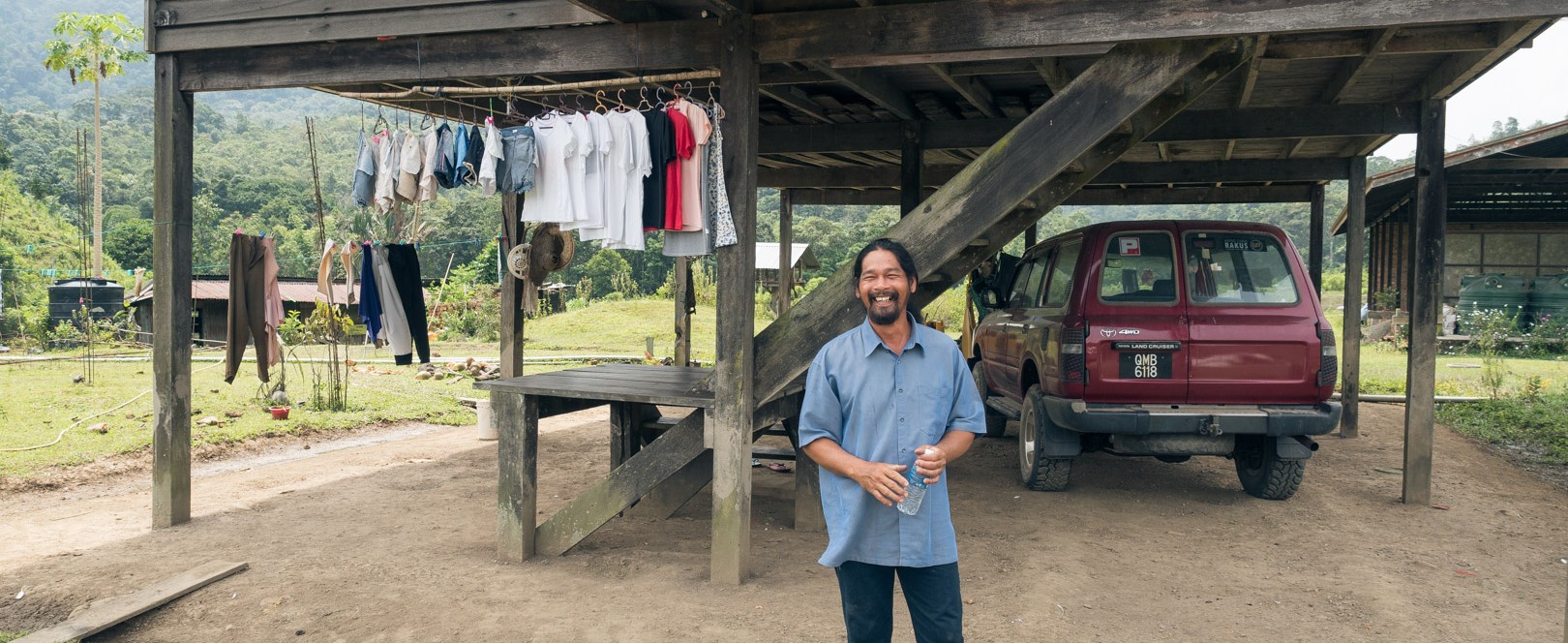 Saying goodbye to Mr Raut Kading who manages the Tagang Project